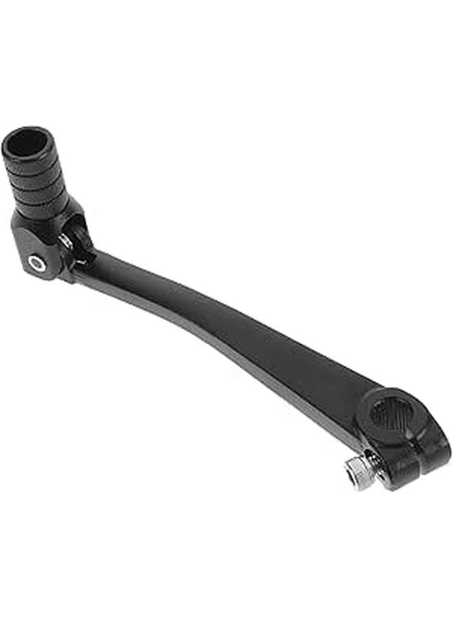 Aluminum Alloy Folding Gear Shifter Lever Pedal for Dirt Bike Black - Image 1