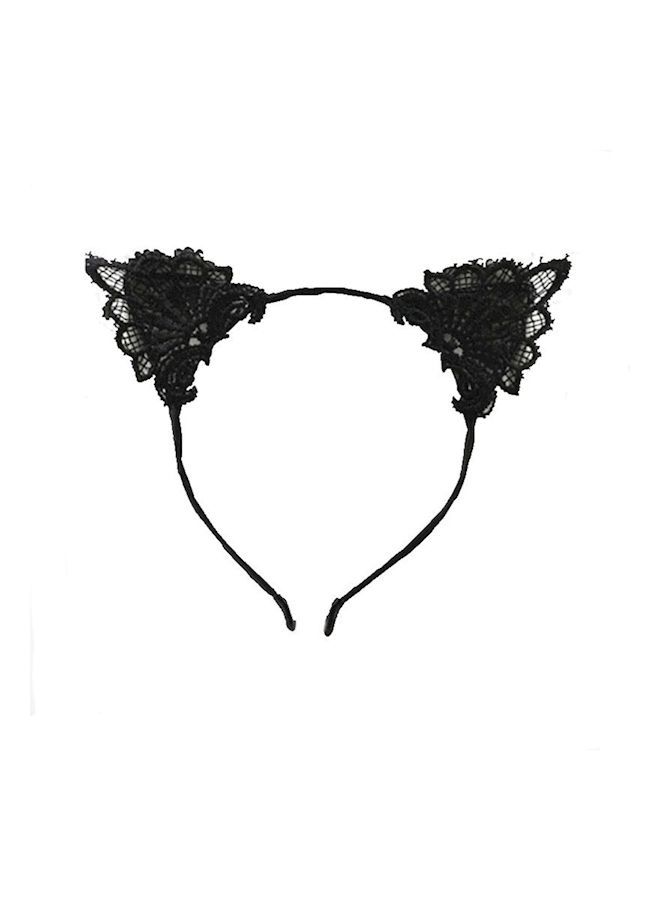 NIBEMINENT Cat Ear Hairband Black