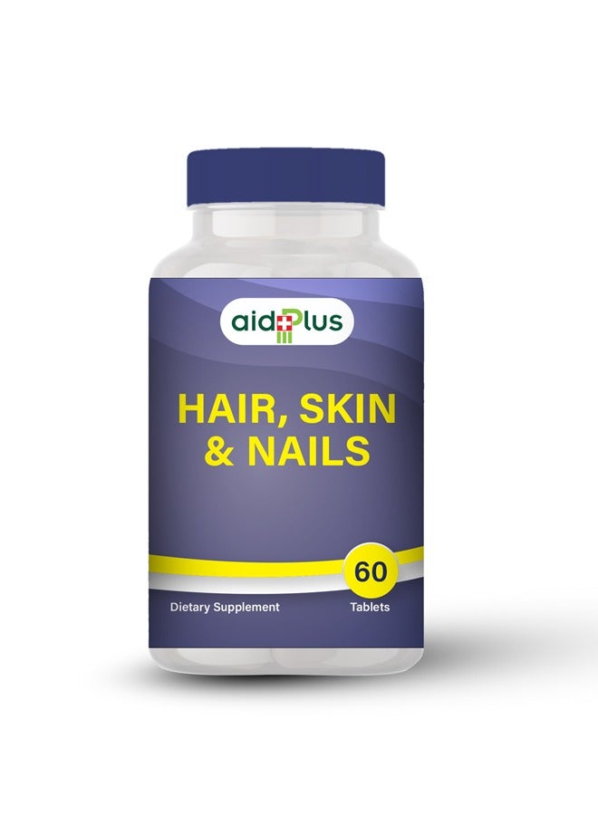 Aidplus Hair, Skin & Nails – 60 Tablets - Image 1