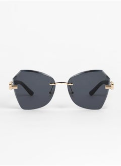 Haute Sauce The Opulent Rimless Geometrical Sunglasses  - Image 4