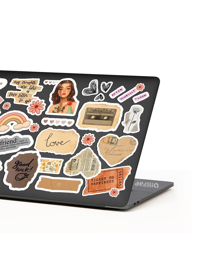Dezllia - Laptop Stickers - SSL/07 - Classic Aesthetic Collection - For Laptop Phone Computer - Image 1