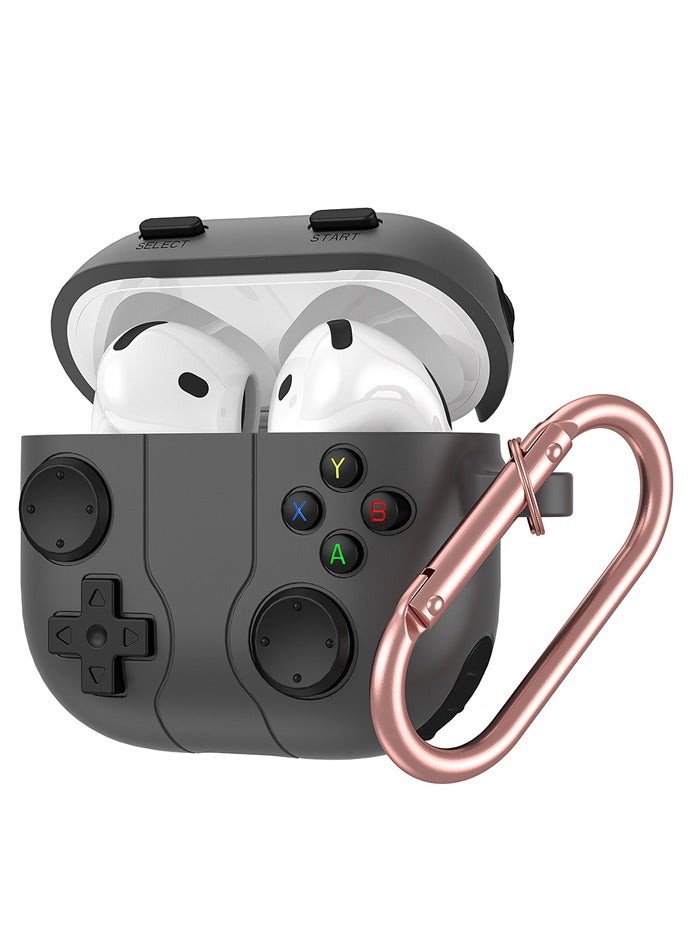 حافظة ألعاب لجهاز AirPods من الجيل الرابع، حافظة سيليكون واقية مقاومة للصدمات لجهاز Airpods4، غطاء حماية كامل من السقوط مع حلقة تثبيت - Image 1