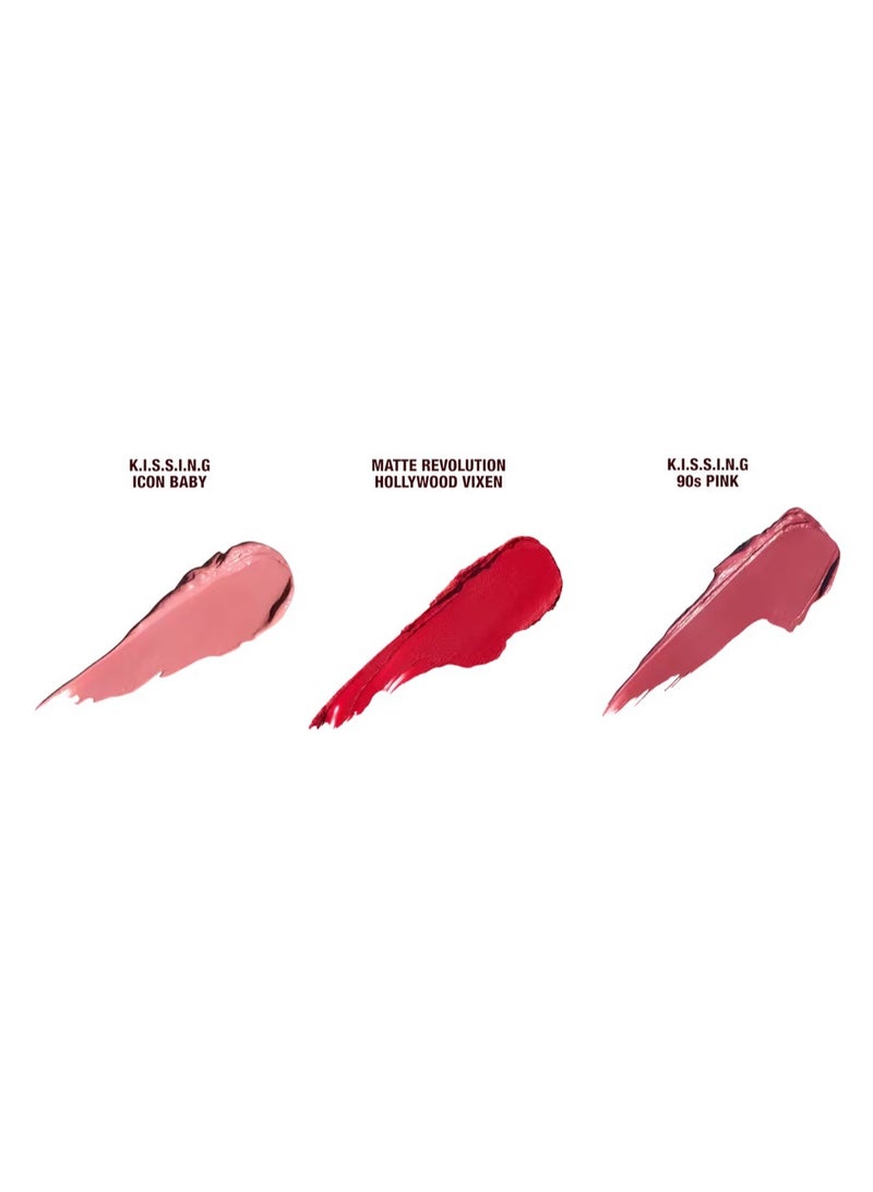 Charlotte Tilbury HOLLYWOOD LIPSTICK SET - Pack of 3 - Image 3