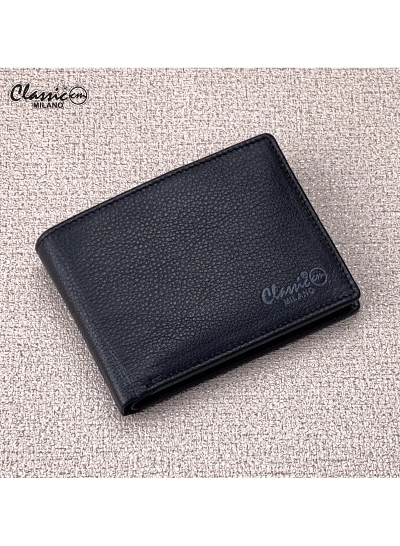 Classic Milano Classic Milano Genuine Leather Wallet for Men – Slim Bifold Men’s Wallet with RFID Blocking, Multiple Card Slots – Stylish Mens Purse Wallets Gift for Husband, Father
