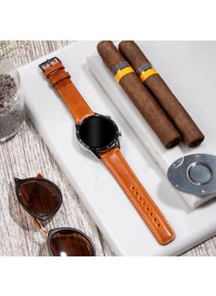 Vagave Genuine Leather Watch Band 20mm 22mm 24mm Polo Fossil Diesel Lacoste Casio Armani Tissot Nacar Classic Watch Band Leather Strap Tan  - Image 5