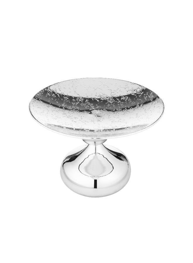 Dania 🍰 Luxury stainless steel cake serving stand – 25 x 18 cm 🍰 - Image 1