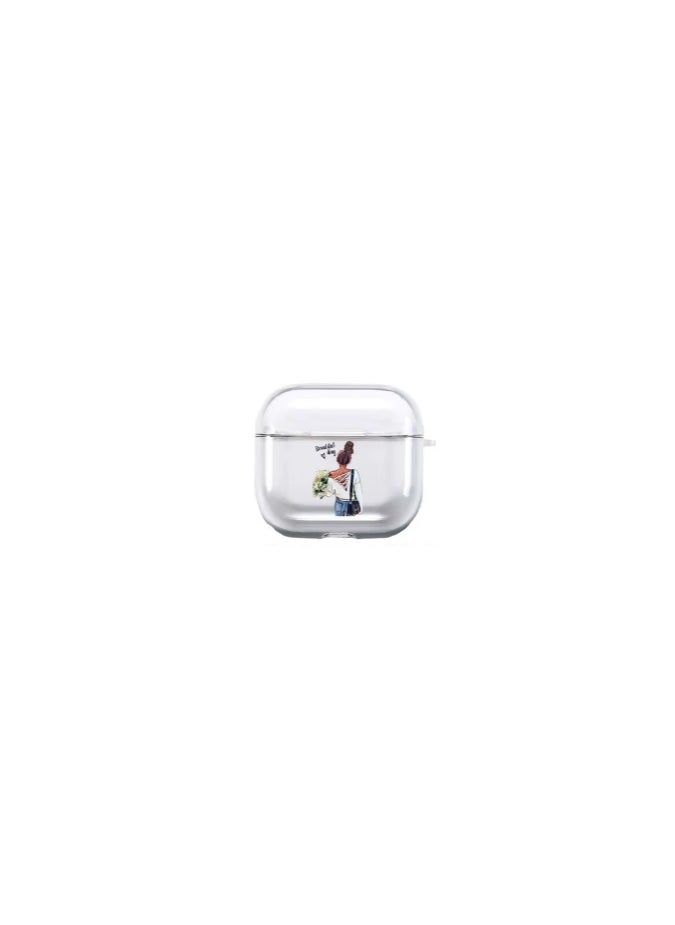 Generic - " Transparent Headphones Case – Stylish, easy-to-access protection for your favorite headphones-Airpods 3" - Image 1