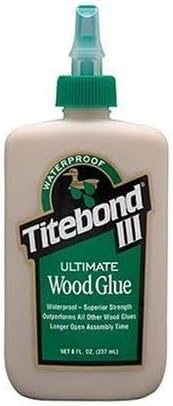 4 Pack Franklin 1413 Titebond III Ultimate Wood Glue  8oz Bottle