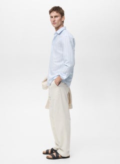 Mango Man Pinstripe Regualr Fit Shirt  - Image 3