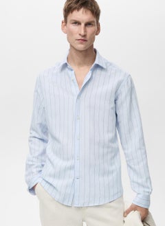 Mango Man Pinstripe Regualr Fit Shirt  - Image 1