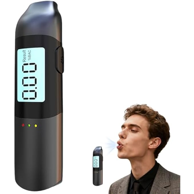 rayihni Breathalysers, Breathalyzer, Professional Alcohol Tester With Hd Lcd Display - Image 2