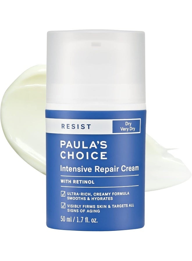PAULA'S CHOICE Resist Intensive Repair Cream, 1.7 Oz Bottle, Anti-Aging Face Cream - Image 1