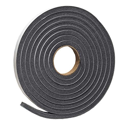 Frost King L346 Self-Adhesive Open Cell Tape, 17 Ft L X 3/4 in W 1/2 in T, Polyfoam, Charcoal - Image 3