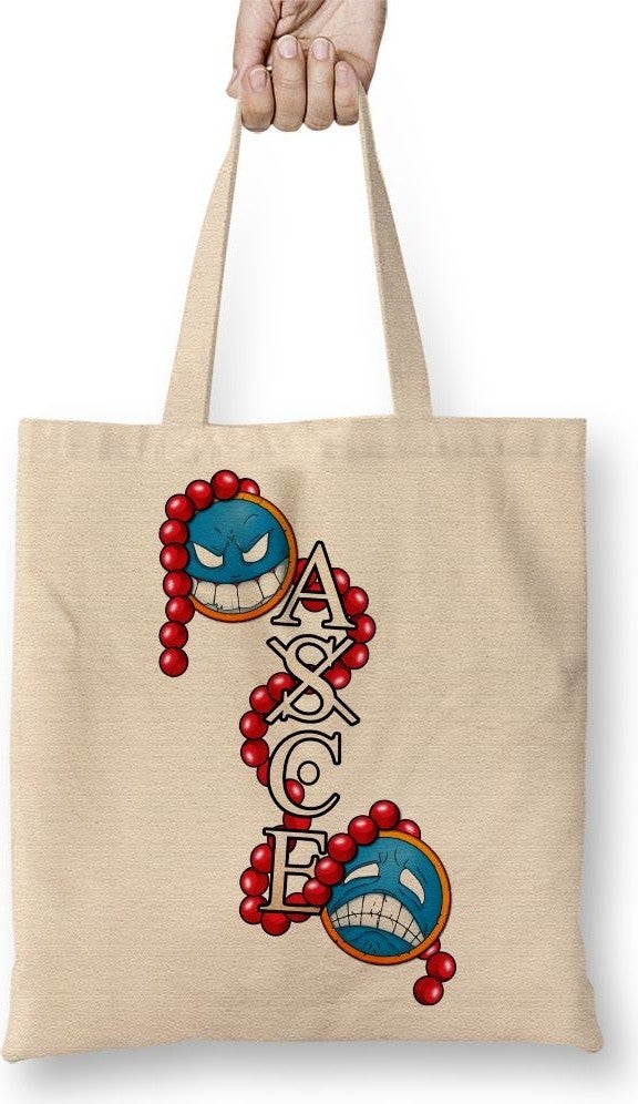 Baskı Dükkanı Print Shop Op Asce Tattoo Cloth Bag Long Handle