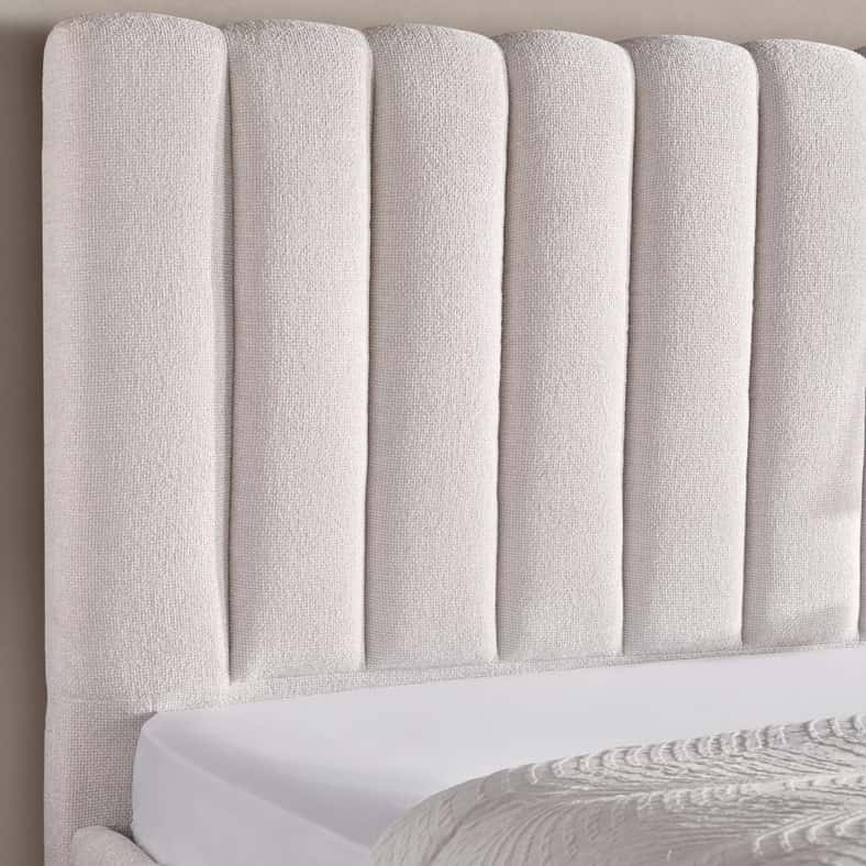 Pan Home KIRBY KING BED 180X200 CM - BEIGE - Image 3