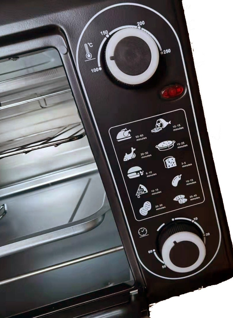 سيلفر كريست سيلفر كريست 48L كبير كهربائي OEM مخصص كونترتوب، طهاة الخبز البيتزا الشواية فرن محمصة (أسود)  - Image 4