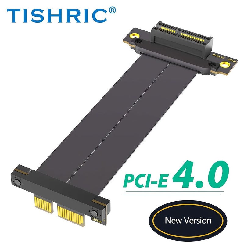 PCI Express 4.0 1X كابل تمديد مزدوج عمودي بزاوية 90 درجة TSR312-1X - Image 5