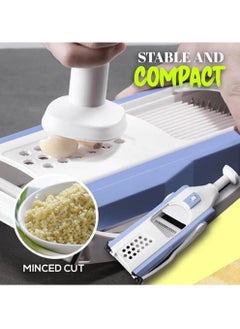 ELTRAZONE Vegetable Cutter Safe Mandoline Slicer TikTok Adjustable Vegetable Chopper Multi purpose Food Vegetable Slicer for Kitchen  - Image 3