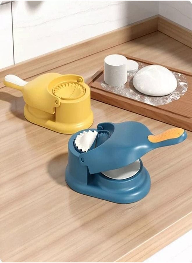 3 in 1 Household Automatic Portable Dumpling Maker Double Head with Press Mold Make Quick and Easy Dumpling for Home Restaurant