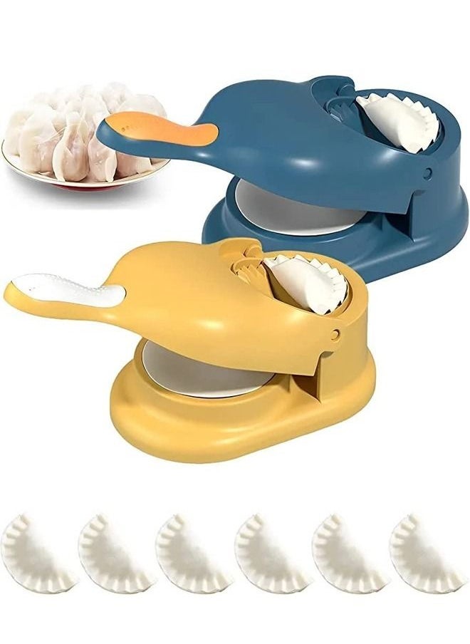 3 in 1 Household Automatic Portable Dumpling Maker Double Head with Press Mold Make Quick and Easy Dumpling for Home Restaurant