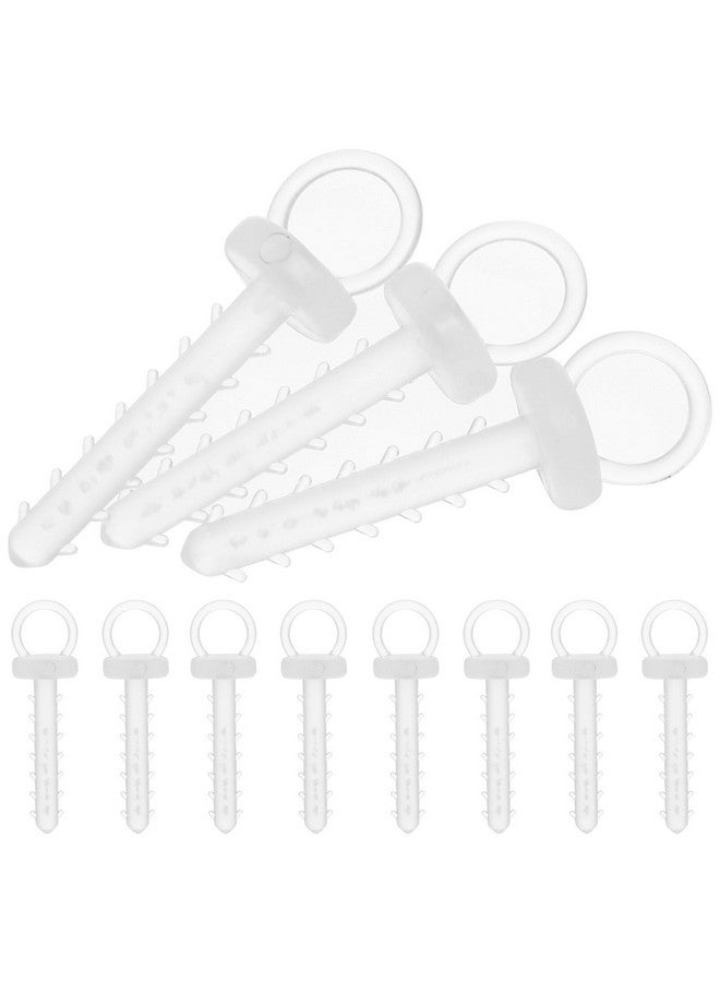 Cabilock Christmas Foam Ornaments Hanger Caps: 100pcs Foam Ball Snap Locking String String Precut Hanging Ropes Precut Hanging Ropes Fasteners for Christmas Tree Ornament Supply - Image 1