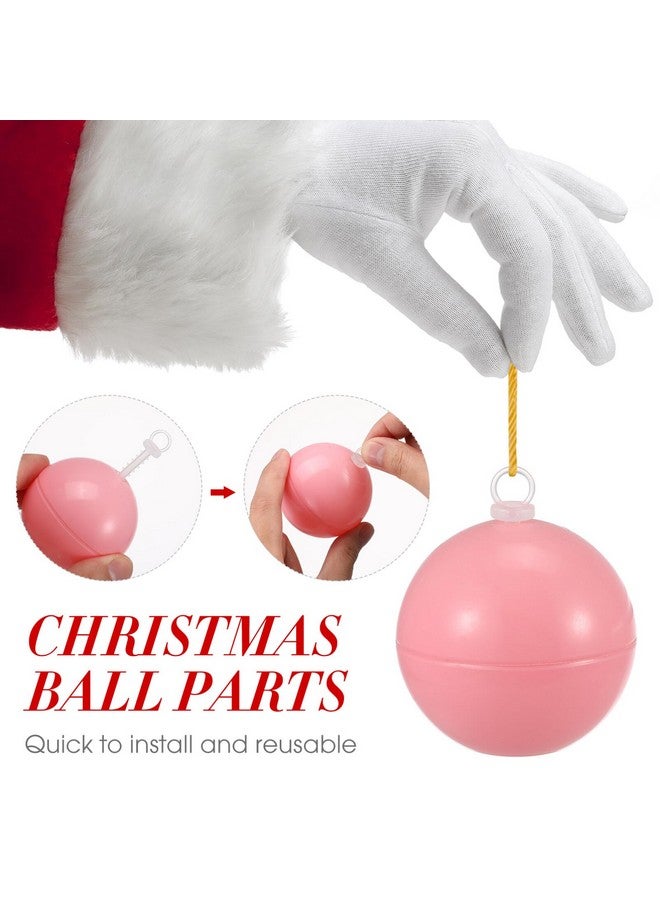 Cabilock Christmas Foam Ornaments Hanger Caps: 100pcs Foam Ball Snap Locking String String Precut Hanging Ropes Precut Hanging Ropes Fasteners for Christmas Tree Ornament Supply - Image 5