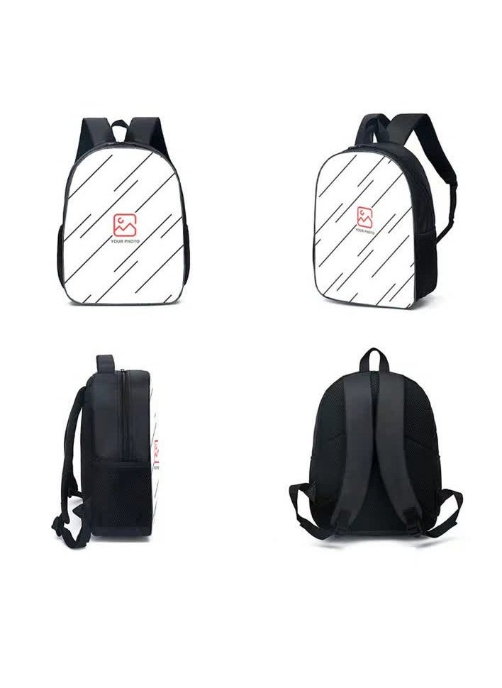 General - Backpack waterproof Angry Birds animation cartoon student burden reduction large-capacity printed schoolbag three-piece set,38-Backpack - Image 1