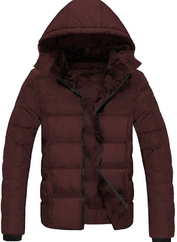 general Zip Up Bomber Jacket with Removable Hood - Image 1