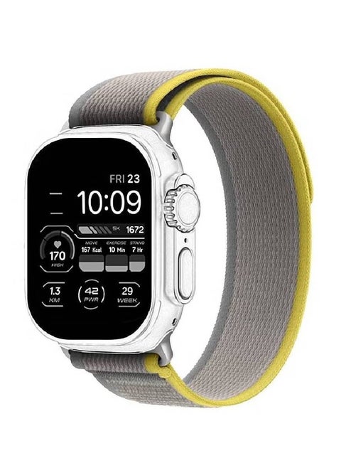 Replacement Trail Loop Watch Band Strap For Apple Watch Ultra / Watch Ultra 2 49mm Sand,Yellow