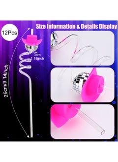 Excefore Mirror Disco Ball Straws 70s Disco Decorative Straws Plastic Stir Sticks Mini Disco Straw Decor for Dance Holiday Wedding Birthday Supply  - Image 5