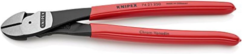 KNIPEX كماشة كنيبيكس ذات الرافعة العالية للقطع القطري، 250 مم، أسود مطلي بالأترامنت مع تغليف بلاستيكي - Image 4