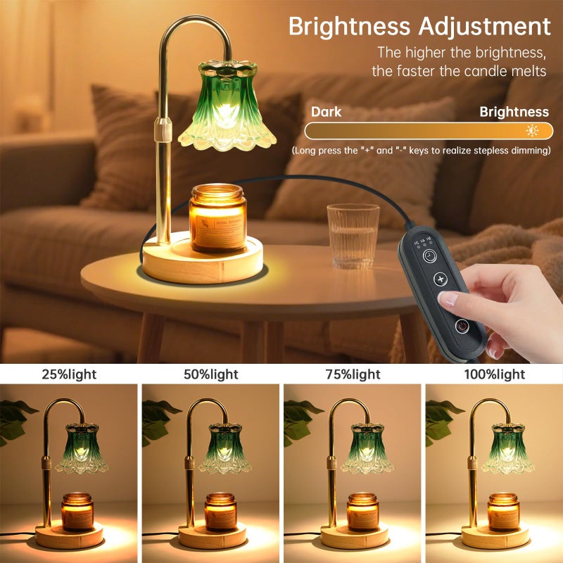 GEEZO Fragrance Candle Warmer Lampï¼ŒElectric Candle Warmer with Timer & Dimmerï¼ŒMom Christmas Birthday Gifts for Women, House Warming Gifts New Home Bedroom Decor - Image 5