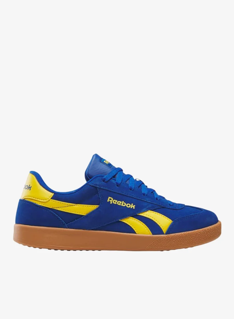Reebok Mens's Panelled Sneakers with Lace-Up Closure - SMASH EDGE