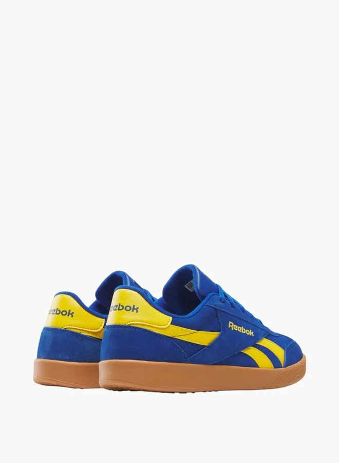 ريبوك Mens's Panelled Sneakers with Lace-Up Closure - SMASH EDGE