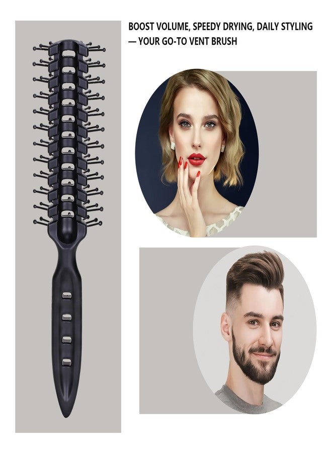 PERFEHAIR Vented Hair Brush - Quick Blow Drying, Lightweight, Detangles & Styles, Ideal for Men, Women with Fine & Medium-Length Hair, Perfect for Travel & Daily Use - Image 2