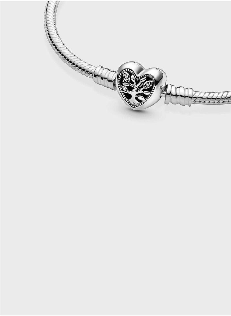 PANDORA Pandora Moments Family Tree Heart Chain Bracelet  - Image 4