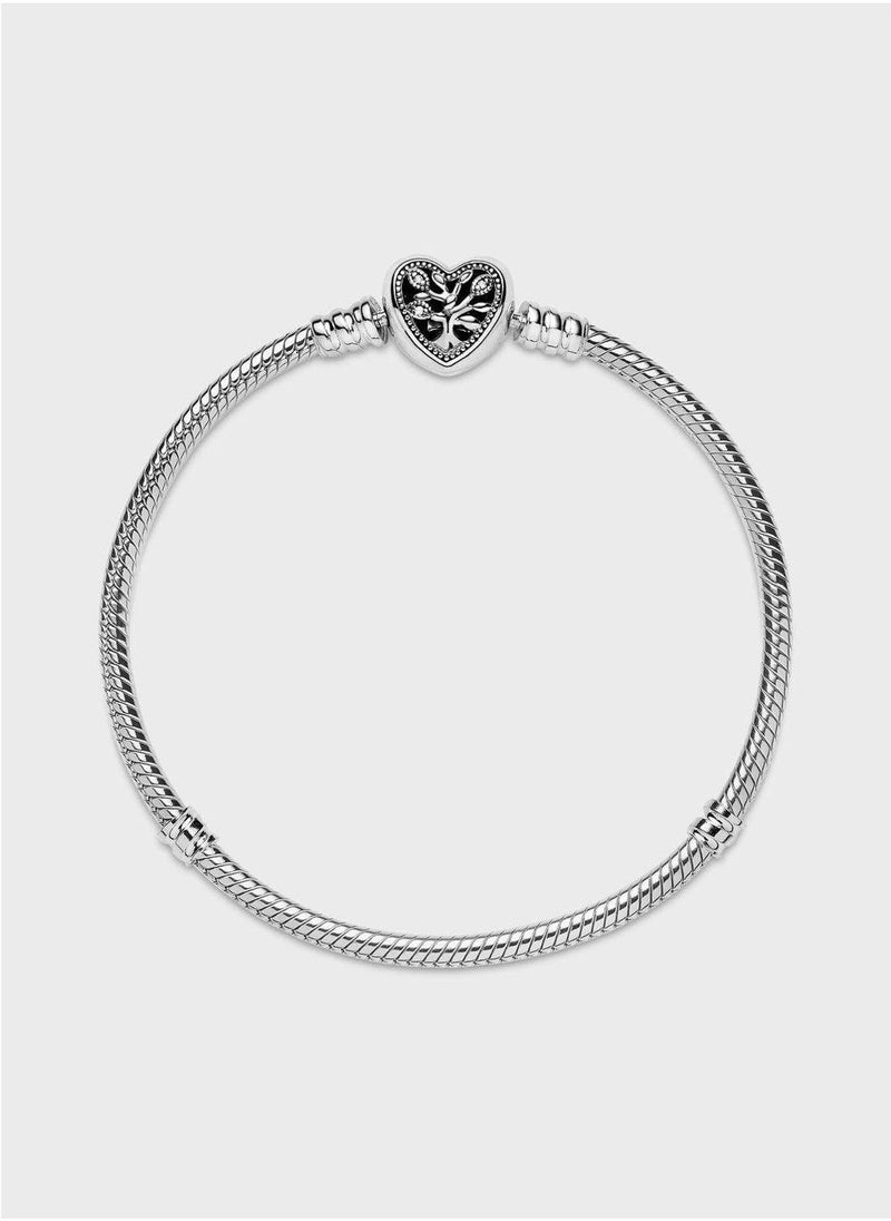 PANDORA Pandora Moments Family Tree Heart Chain Bracelet  - Image 3