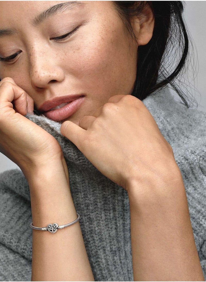 PANDORA Pandora Moments Family Tree Heart Chain Bracelet  - Image 5