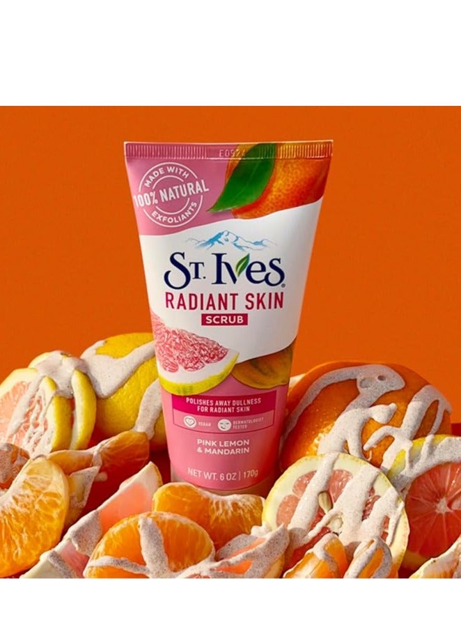 ستايفز مقشر البشرة المشعة بالليمون الوردي والبرتقال 170 جرام - Image 2