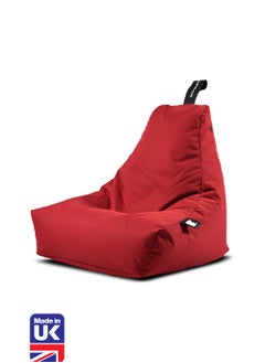 Extreme Lounging Extreme Lounging® - Original Mini Bean Bag for kids - Made in UK - Premium Quality Double Stitched Bean Bag - UV Protected & Waterproof - Small BeanBags Chair - Ideal for Indoor & Outdoor Use - Red  - Image 1