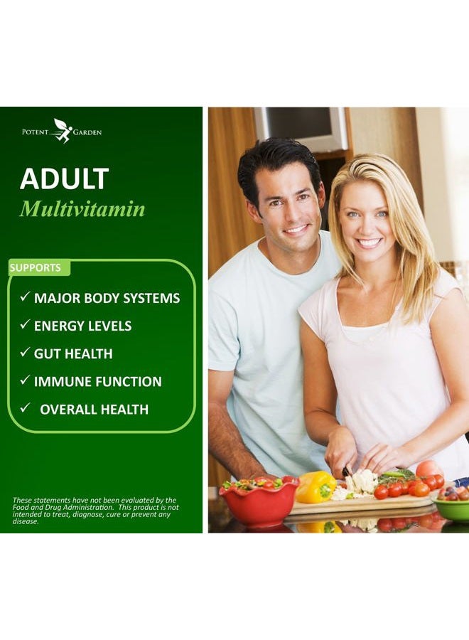 SPRING VALLEY Adult Multivitamin for Women & Men, 42 Fruits & Vegetables Plus Probiotics, Supports Energy Metabolism & Immune System, Daily Multivitamin for Men & Women Non-GMO, 90 Tabs, 30 Servings - Image 3