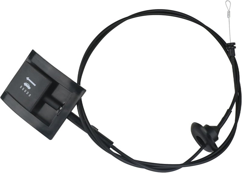 TQPONLY 912-042 Hood Release Cable & Pull Handle for Ford Bronco, F150, F250, F350 - Image 1