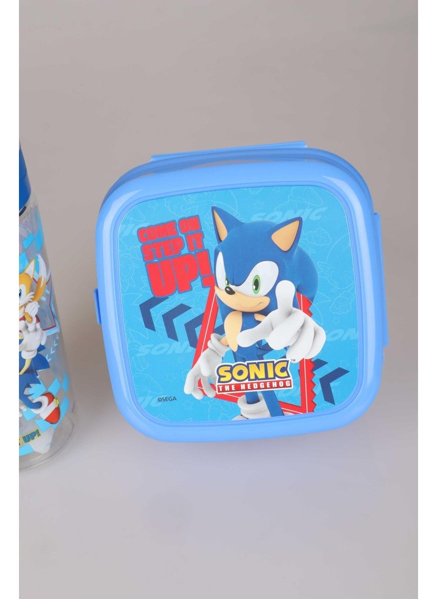 SONIC - Licensed 2-Layer Lunch Box and 500 ml Tritan Water Bottle Set of 2 - Image 1