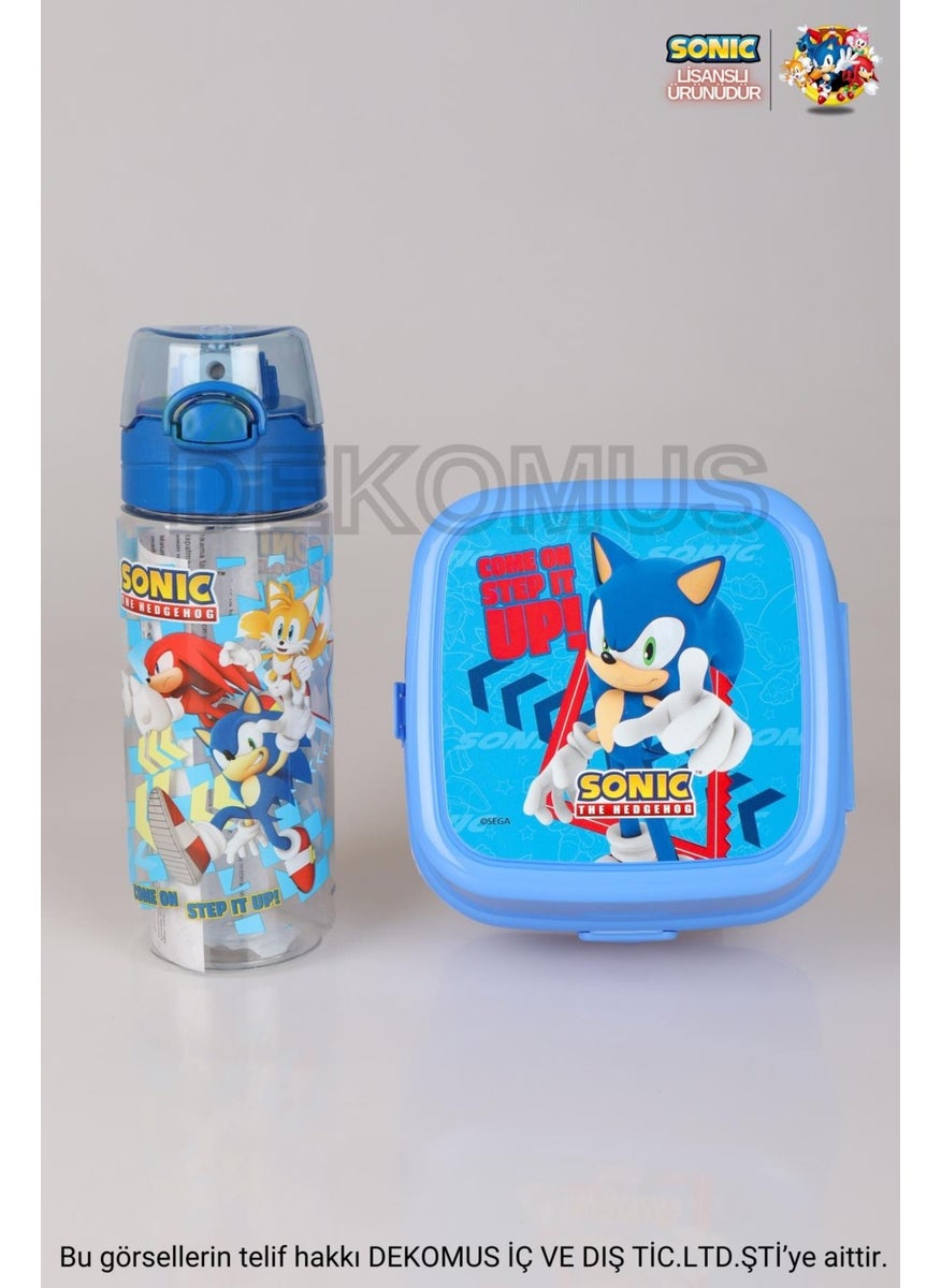 SONIC - Licensed 2-Layer Lunch Box and 500 ml Tritan Water Bottle Set of 2 - Image 1
