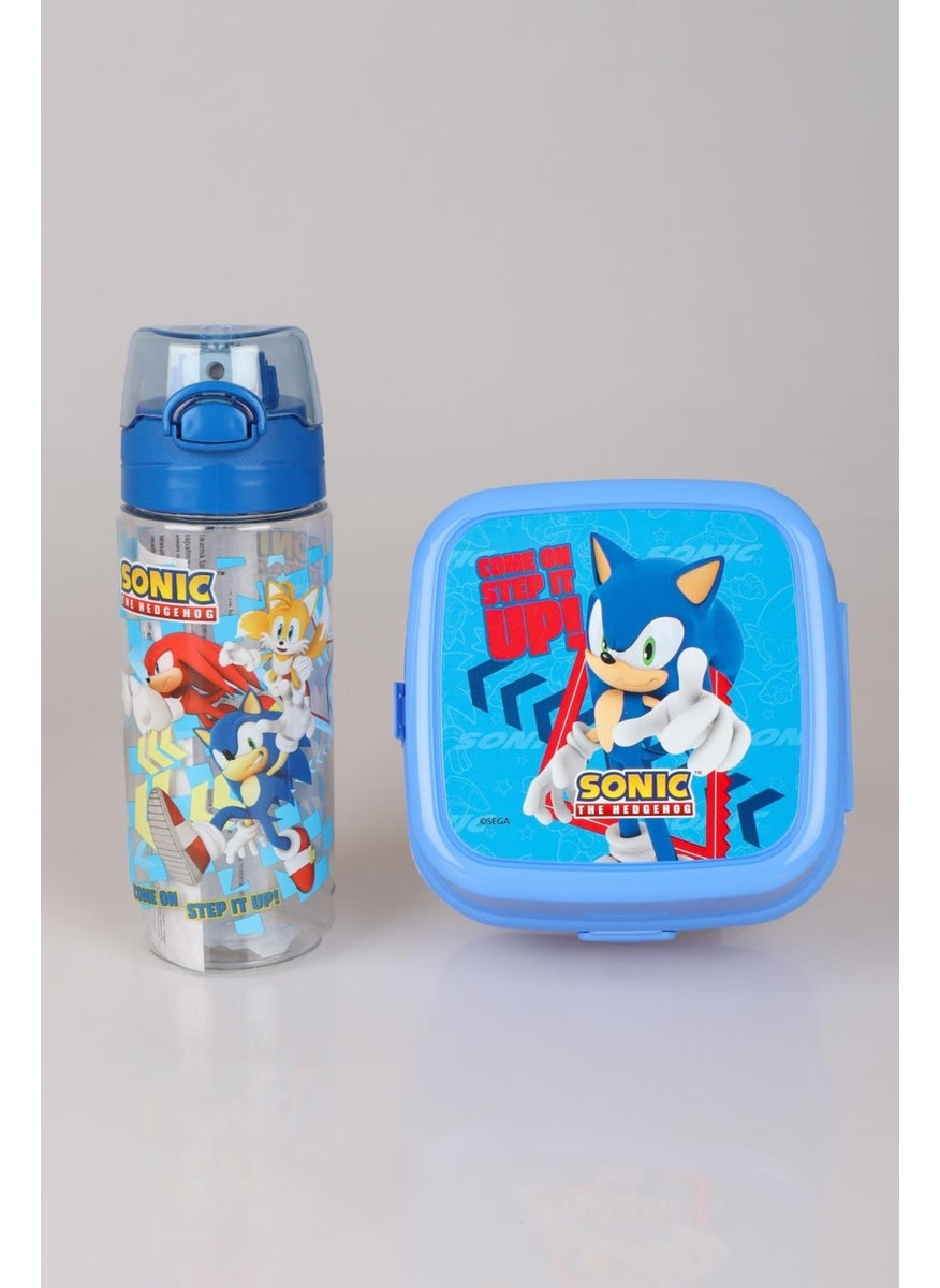 SONIC - Licensed 2-Layer Lunch Box and 500 ml Tritan Water Bottle Set of 2 - Image 1