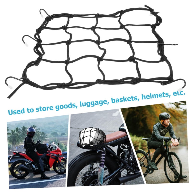 Elastic Luggage Net For Trolley Cart Motorcycle Electric Bike Secure Transport - Image 5