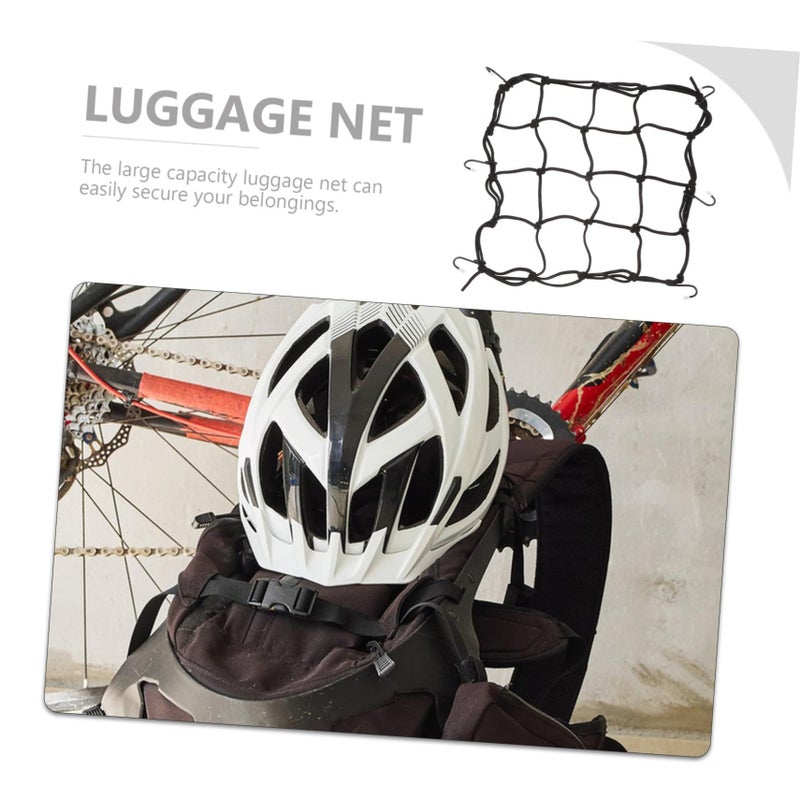Elastic Luggage Net For Trolley Cart Motorcycle Electric Bike Secure Transport - Image 3