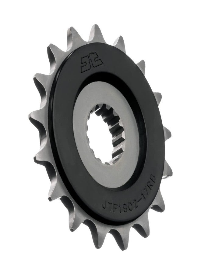 JT Sprockets JTF1902.17RB 17 Tooth Rubber Cushioned Front Countershaft Sprocket