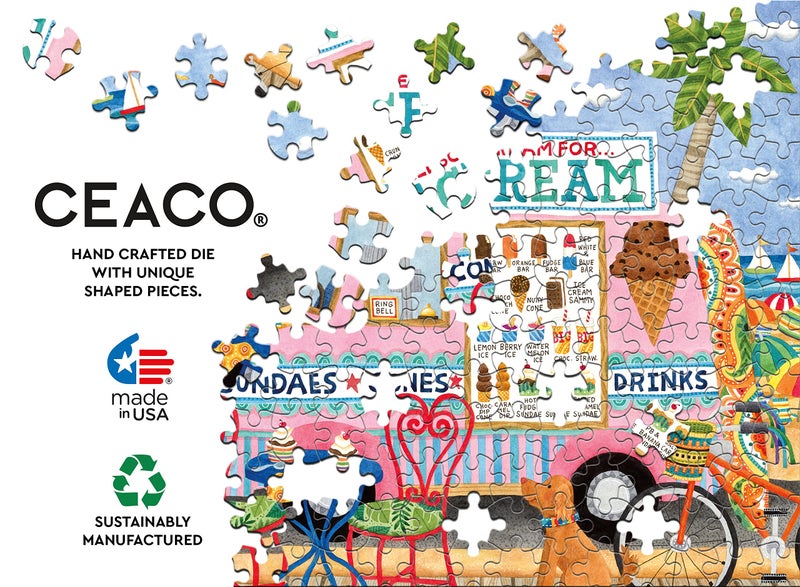 Ceaco - Food Trucks - Ice Cream Truck II - 500 Piece Jigsaw Puzzle - Image 5