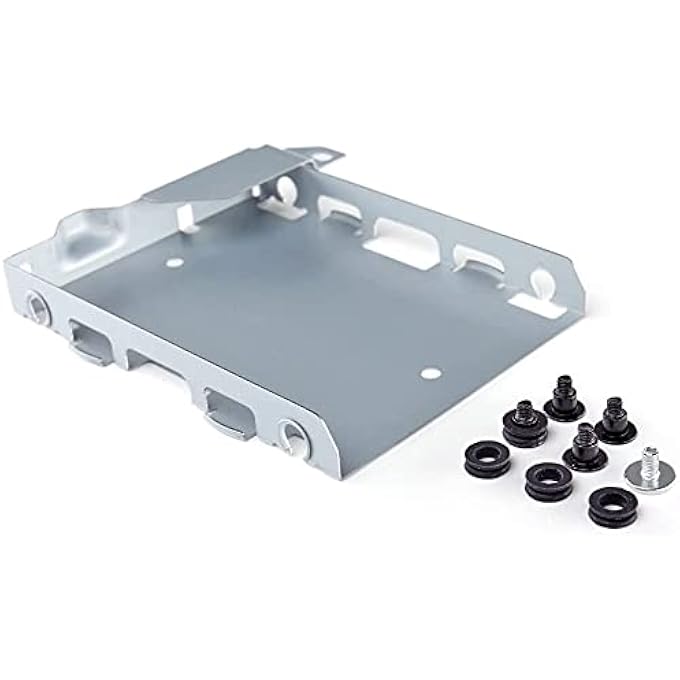 PS4 HARD DRIVE BRACKET CADDY TRAY METAL CASE SATA HDD MOUNTING BRACKET HOLDER WITH SCREWS REPLACEMENT FOR PS4 CUH-1000